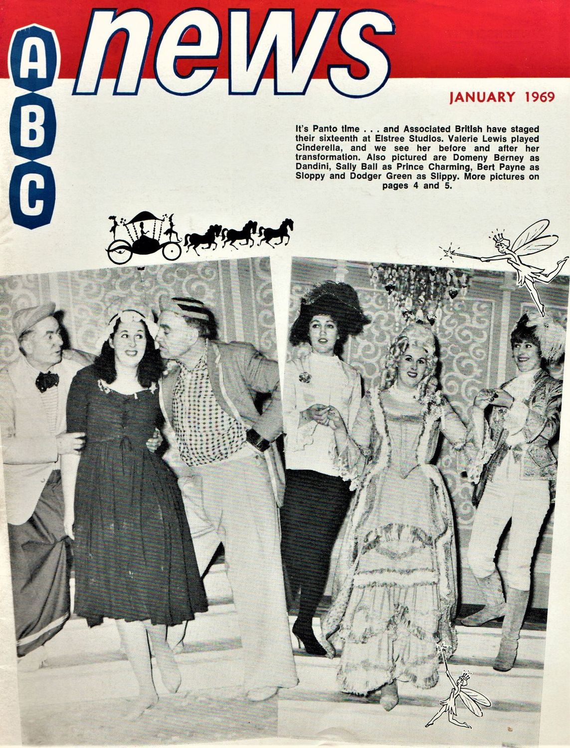 ABC NEWS magazine side cover  January 1969
