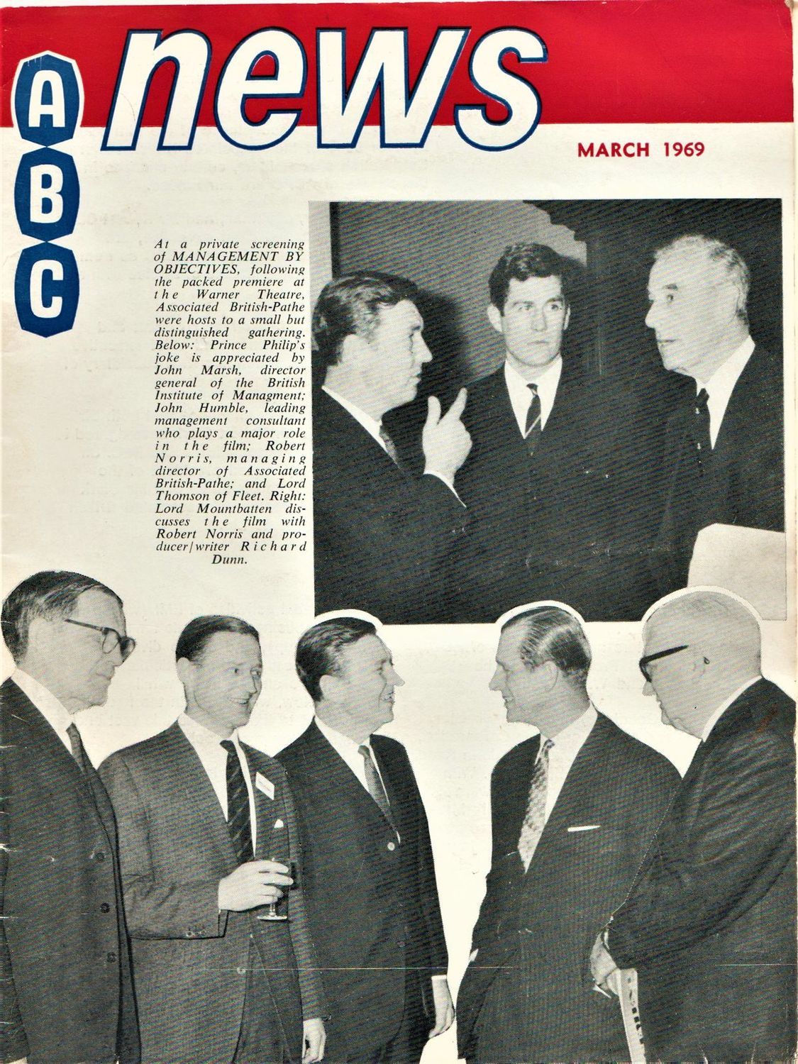 ABC NEWS magazine side cover  March 1969