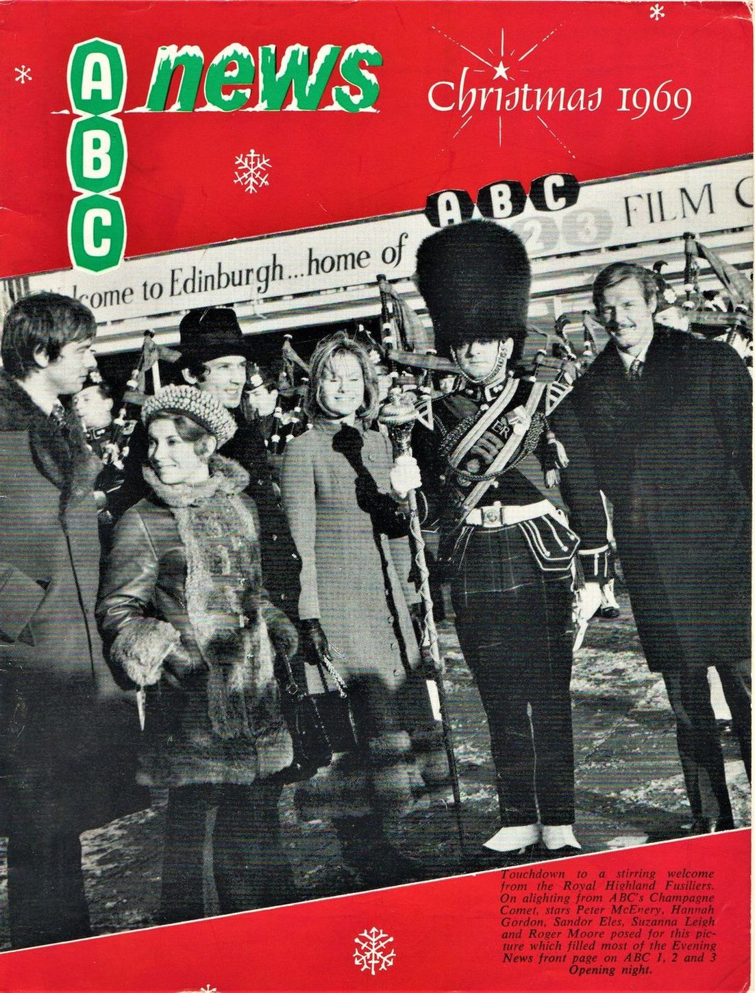 ABC NEWS magazine side cover  December 1969