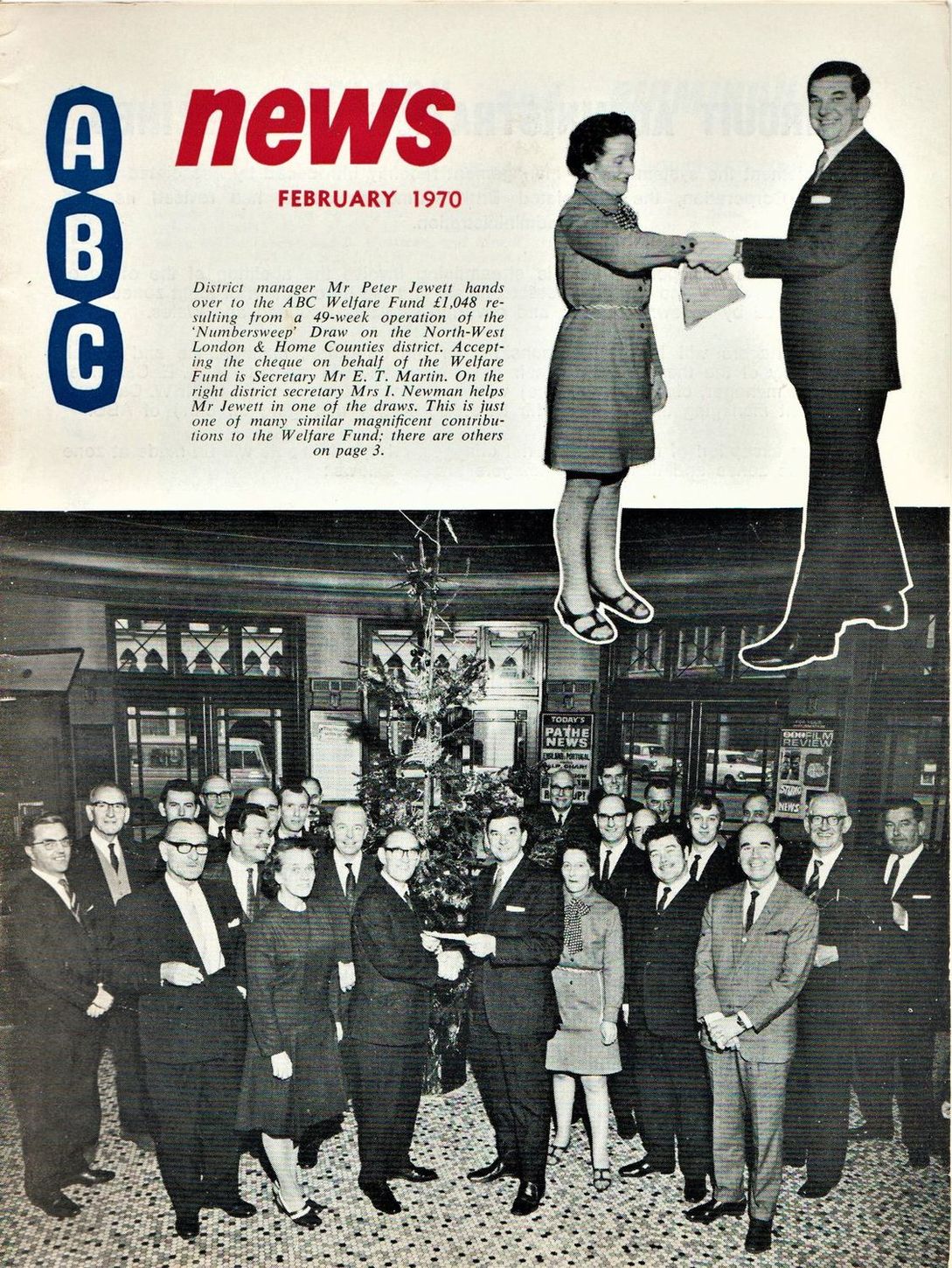 ABC NEWS magazine side cover  February 1970