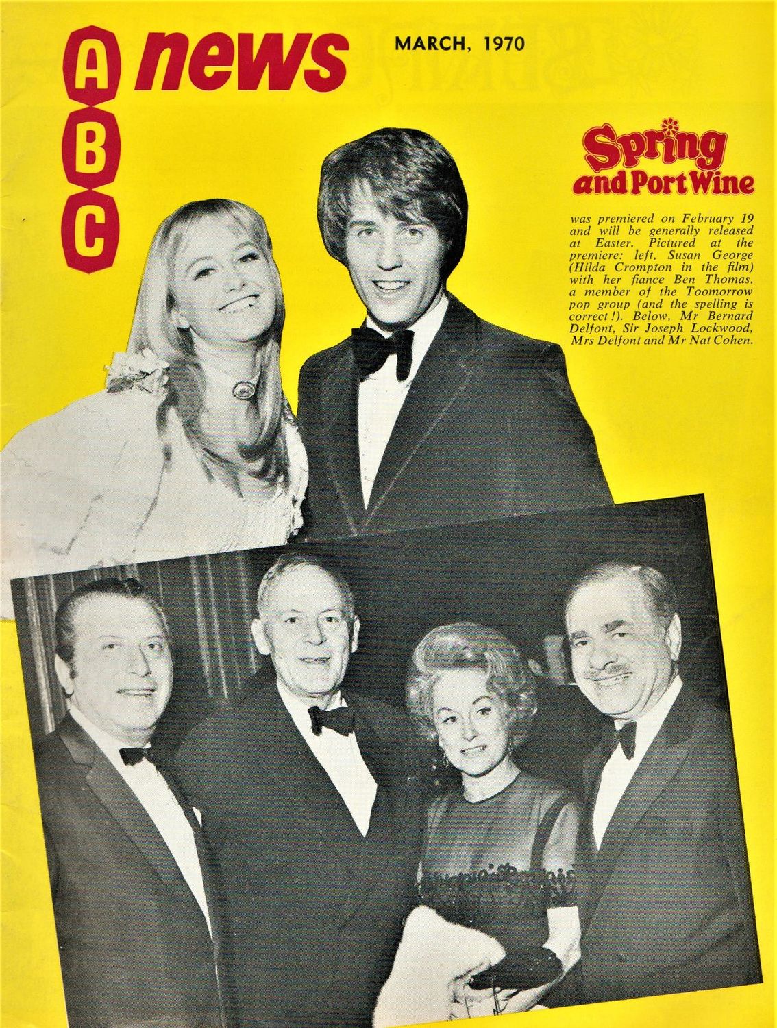 ABC NEWS magazine side cover  March 1970