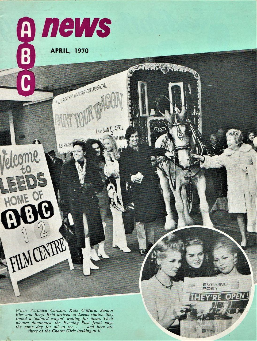 ABC NEWS magazine side cover  April 1970