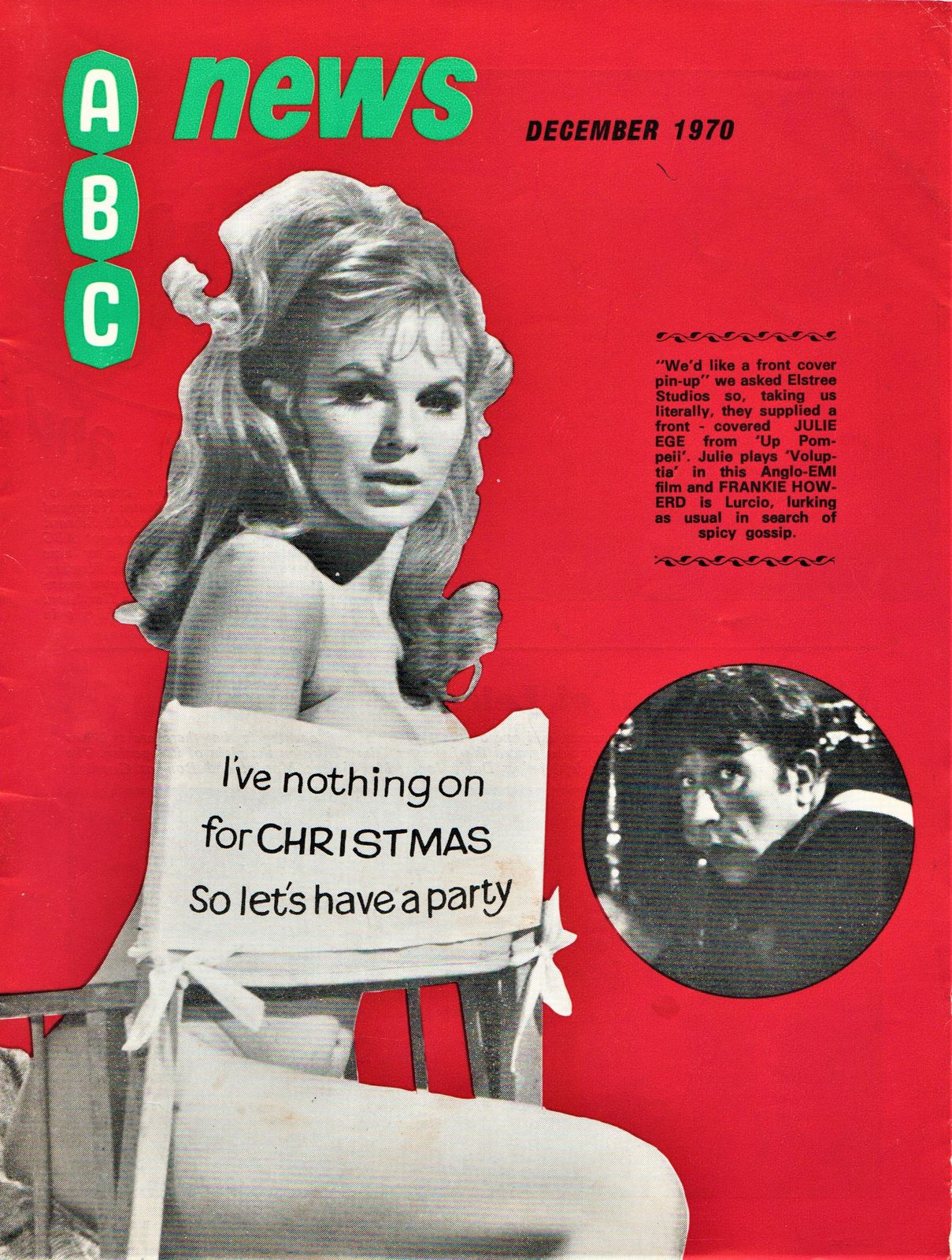 ABC NEWS magazine side cover  December 1970