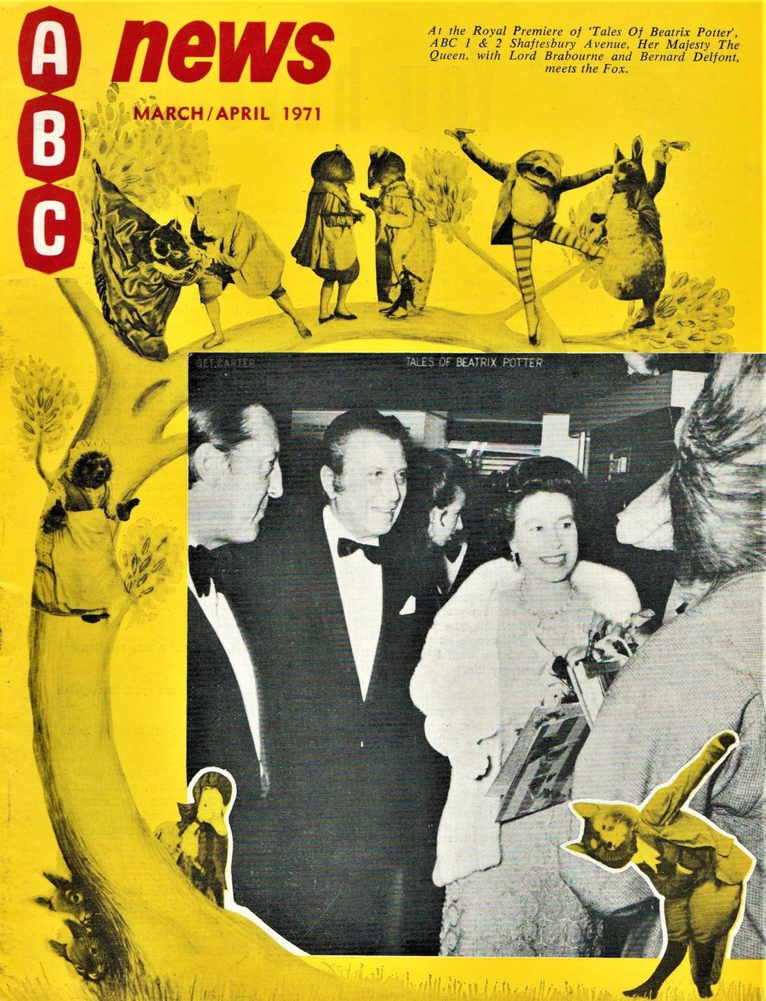 ABC NEWS magazine side cover  March/April 1971