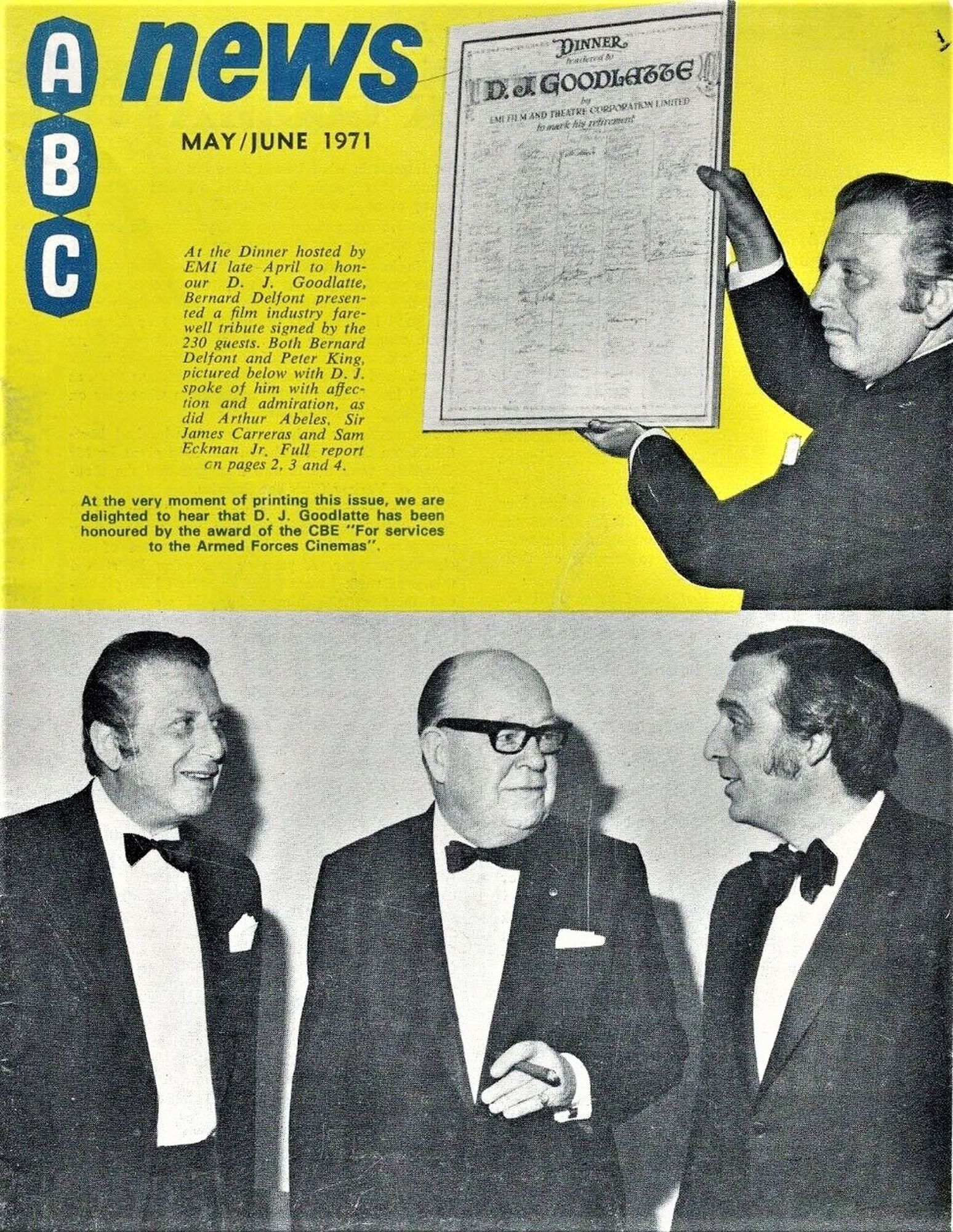 ABC NEWS magazine side cover  May/June 1971