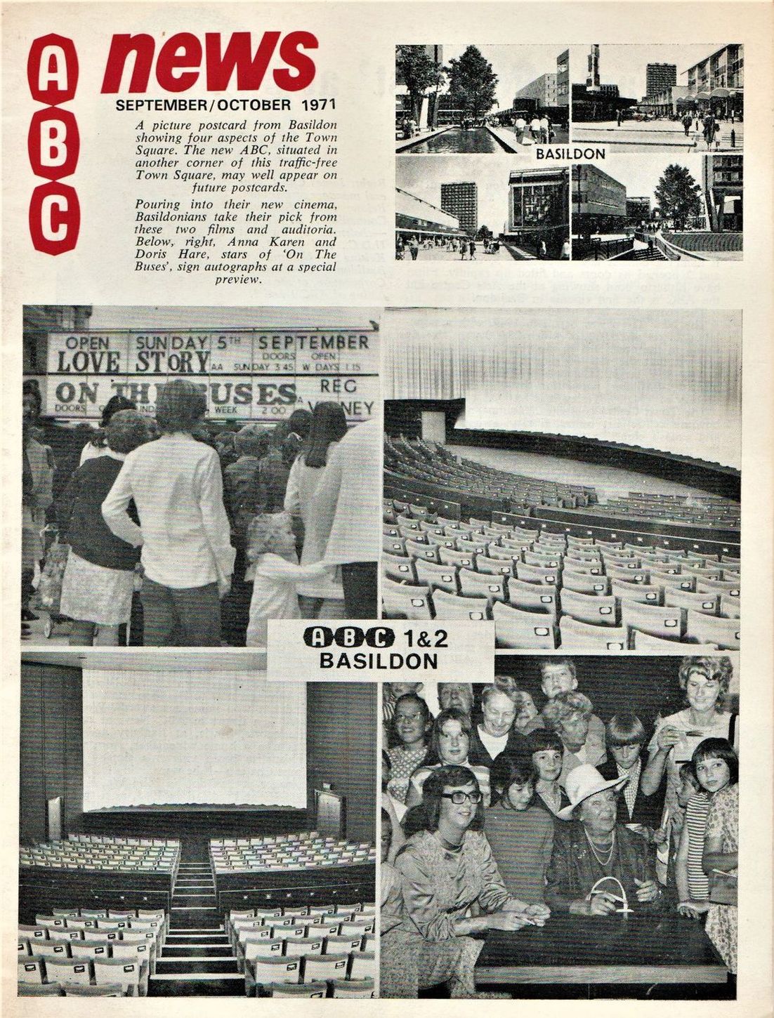 ABC NEWS magazine side cover  September/October 1971
