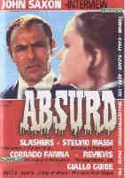 ABSURD (DK) magazine side cover Issue 2  1999