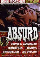 ABSURD (DK) magazine side cover Issue 3  2000