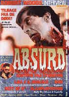 ABSURD (DK) magazine side cover Issue 4  2000