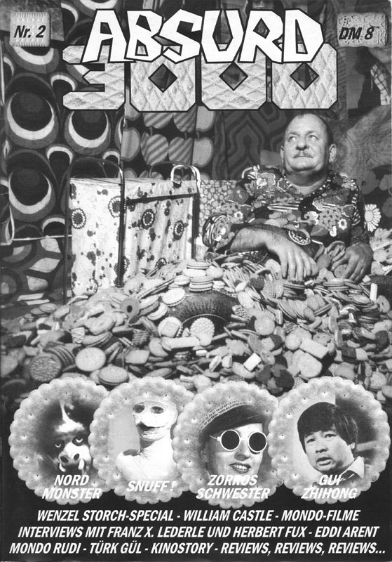 ABSURD 3000 magazine cover Issue 2  December 2000