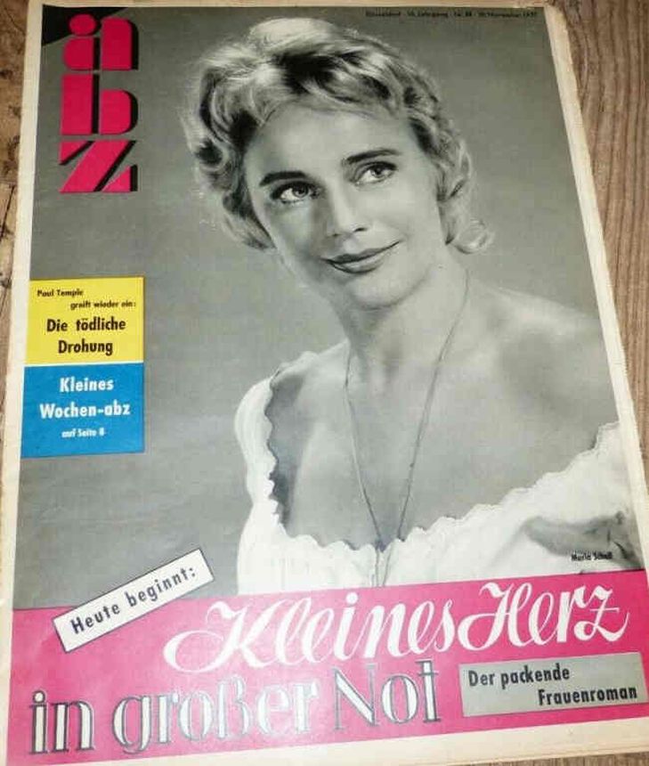 ABZ magazine side cover 20 November 1957