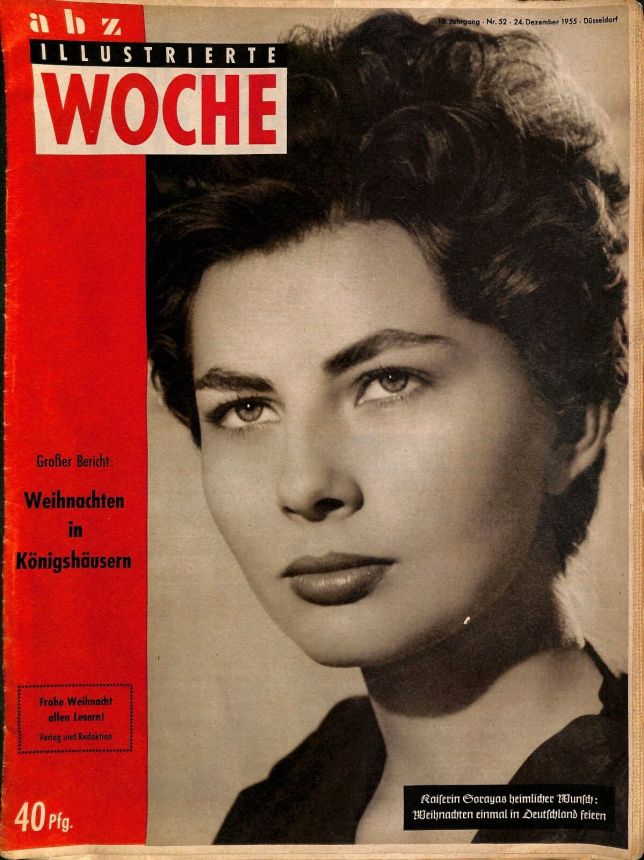 ABZ ILLUSTRIERTE WOCHE magazine side cover Issue 52 24 December 1955