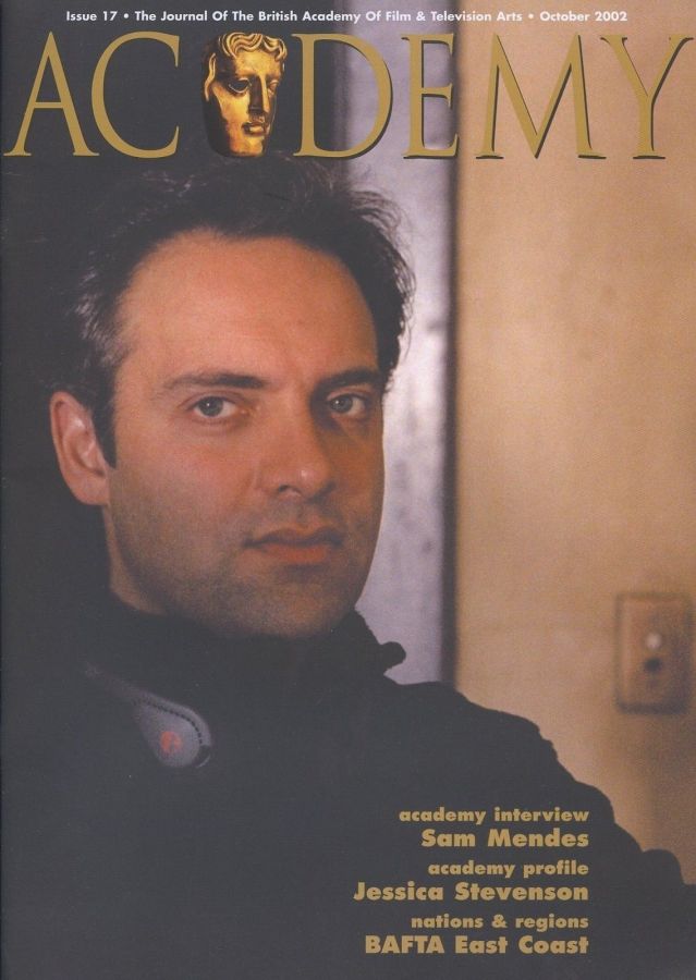 ACADEMY (BAFTA) magazine side cover Issue 17 October 2002