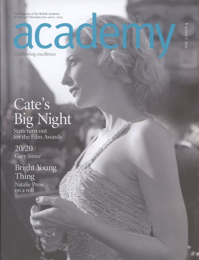 ACADEMY (BAFTA) magazine side cover  Vol 2 No 4 April 2005