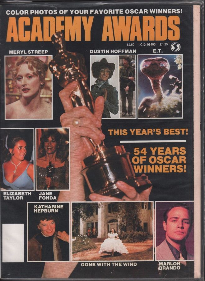 ACADEMY AWARDS magazine side cover Issue 1   1983