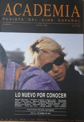 ACADEMIA magazine side cover Issue 9  January 1995