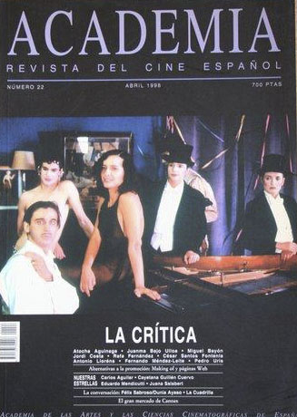 ACADEMIA magazine side cover Issue 22  April 1998