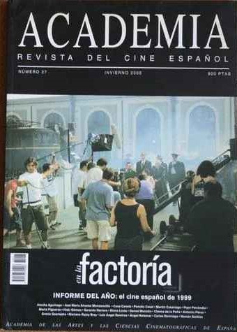 ACADEMIA magazine side cover Issue 27 Winter 2000