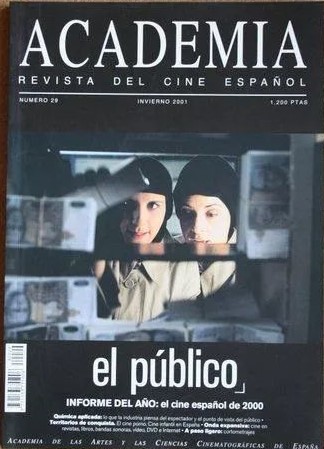 ACADEMIA magazine side cover Issue 29 Winter 2001