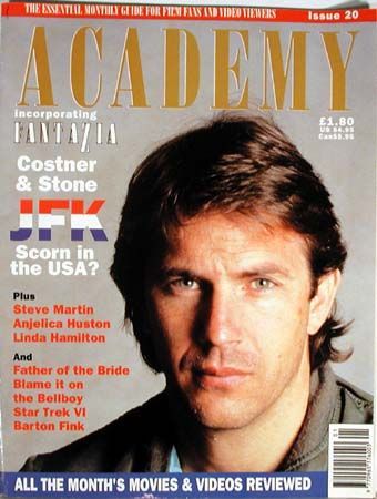 ACADEMY magazine side cover Issue 20 February 1992