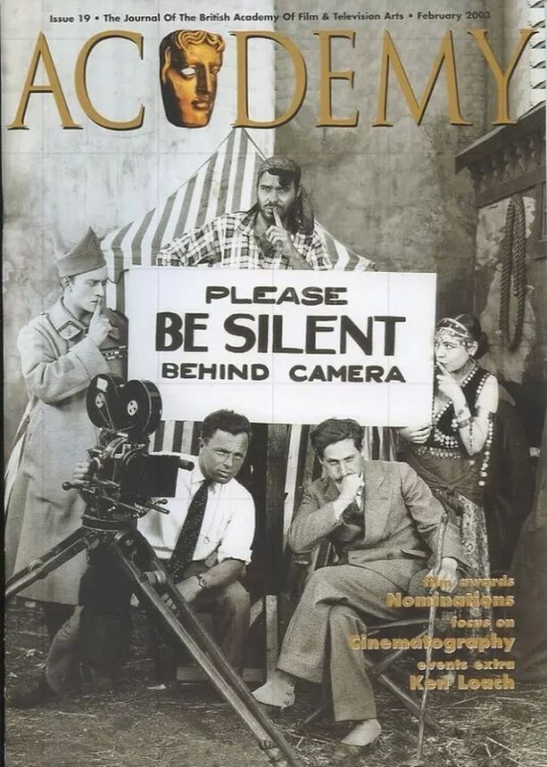 ACADEMY (BAFTA) magazine side cover Issue 19  February 2003