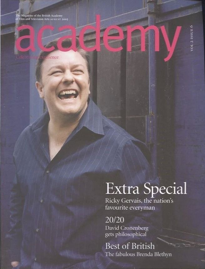 ACADEMY (BAFTA) magazine side cover  August 2005