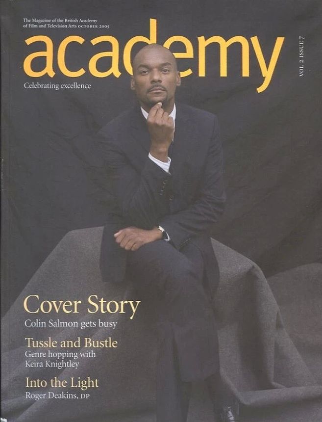 ACADEMY (BAFTA) magazine side cover  October 2005
