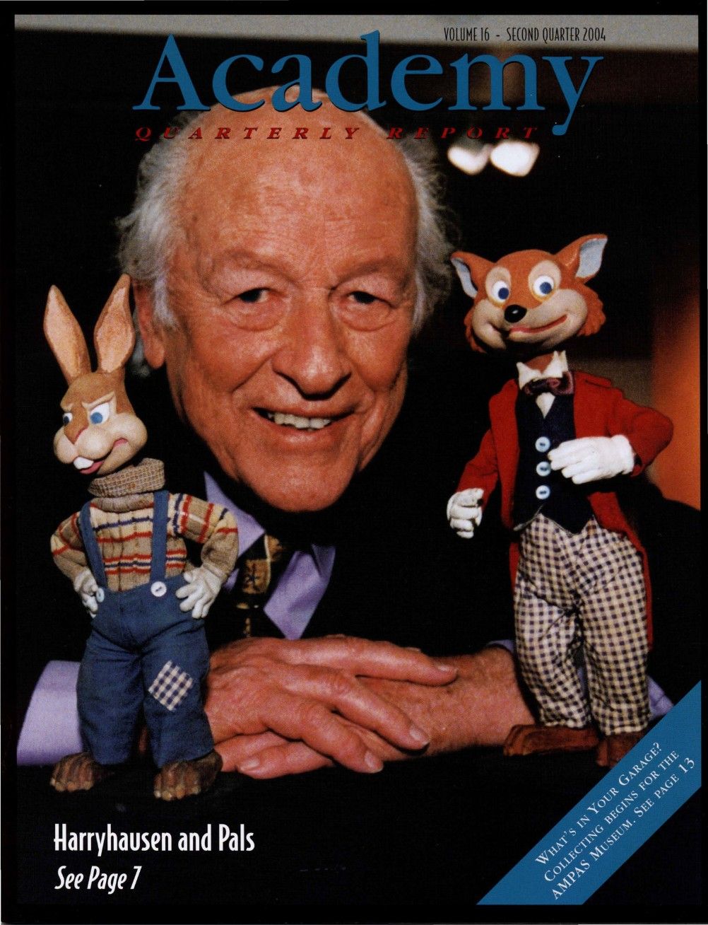 ACADEMY REPORT (USA) magazine side cover  Vol 16  April/June 2004