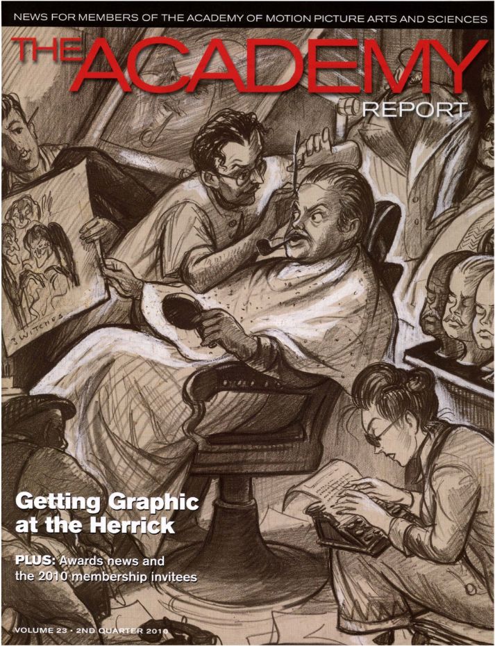 ACADEMY REPORT (USA) magazine side cover  Vol 23  April/June 2010