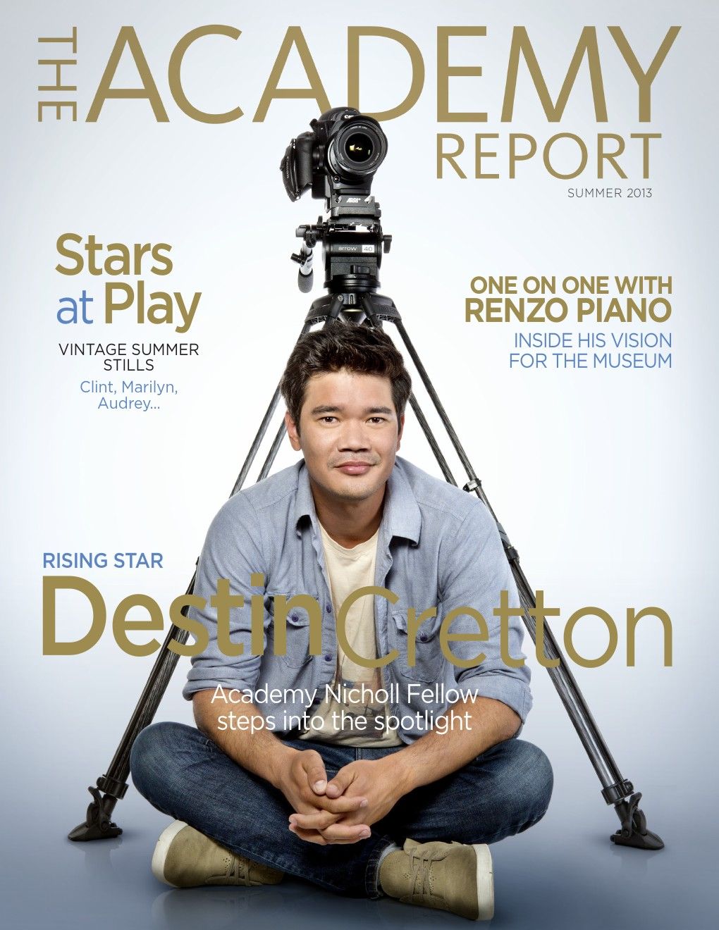 ACADEMY REPORT (USA) magazine side cover  Vol 26 Summer 2013