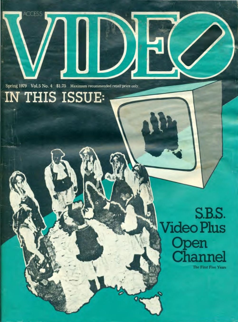 ACCESS VIDEO magazine side cover  Vol 5 No  4 Spring 1979
