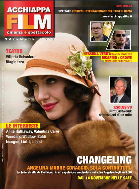 ACCHIAPPA FILM magazine side cover November 2008