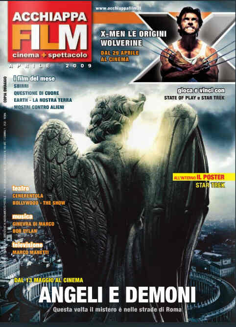ACCHIAPPA FILM magazine side cover April 2009