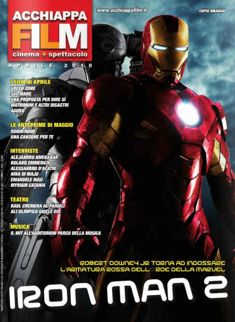 ACCHIAPPA FILM magazine side cover April 2010