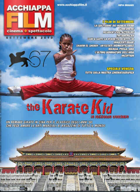 ACCHIAPPA FILM magazine side cover September 2010