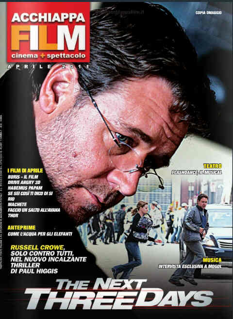 ACCHIAPPA FILM magazine side cover April 2011