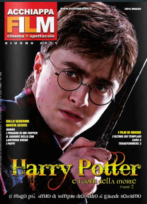 ACCHIAPPA FILM magazine side cover June 2011
