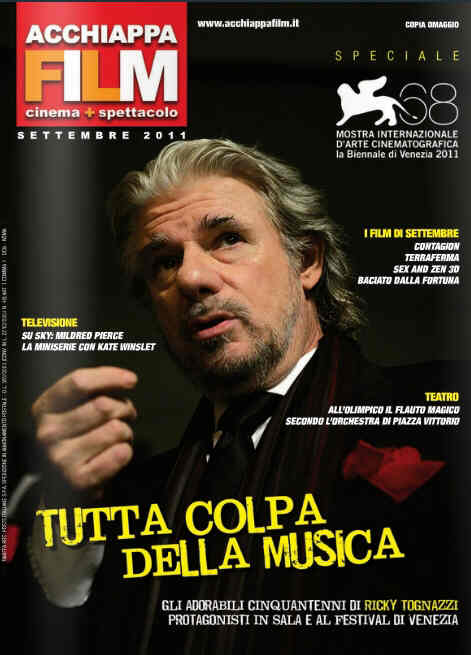 ACCHIAPPA FILM magazine side cover September 2011