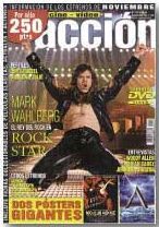 ACCION magazine side cover Issue 114 November 2001