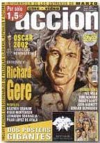 ACCION magazine side cover Issue 118 March 2002