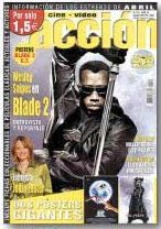 ACCION magazine side cover Issue 119 April 2002