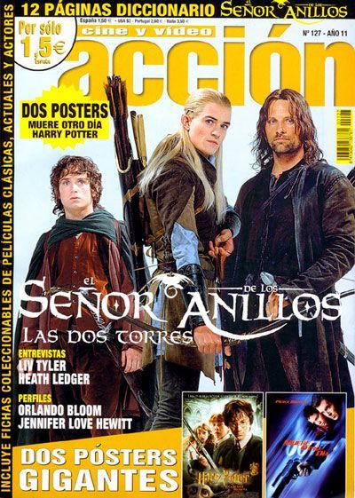 ACCION magazine side cover Issue 127 December 2002