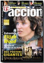 ACCION magazine side cover Issue 128 January 2003