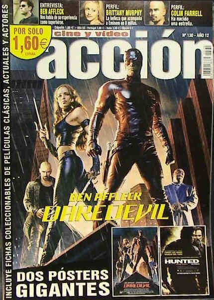 ACCION magazine side cover Issue 130 March 2003
