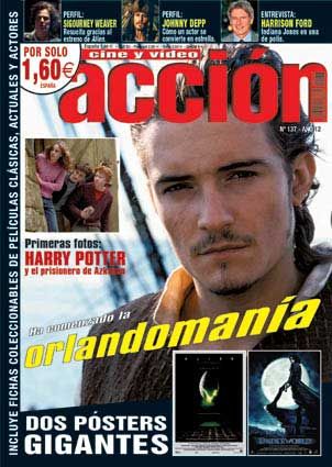 ACCION magazine side cover Issue 137 October 2003