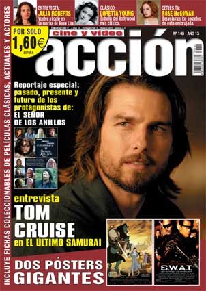 ACCION magazine side cover Issue 140 January 2004