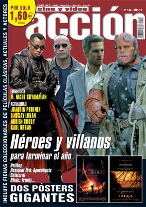 ACCION magazine side cover Issue 148 September 2004