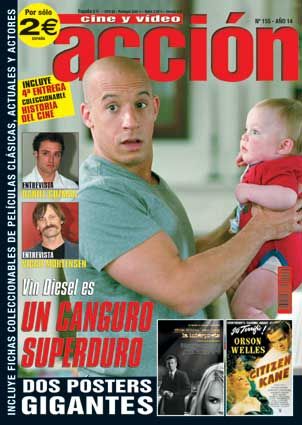 ACCION magazine side cover Issue 155 April 2005