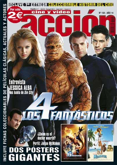 ACCION magazine side cover Issue 158 July 2005