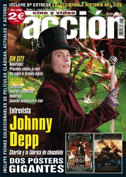 ACCION magazine side cover Issue 159 August 2005